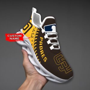 USA MLB San Diego Padres Max Soul Sneaker Custom Name Ver 1