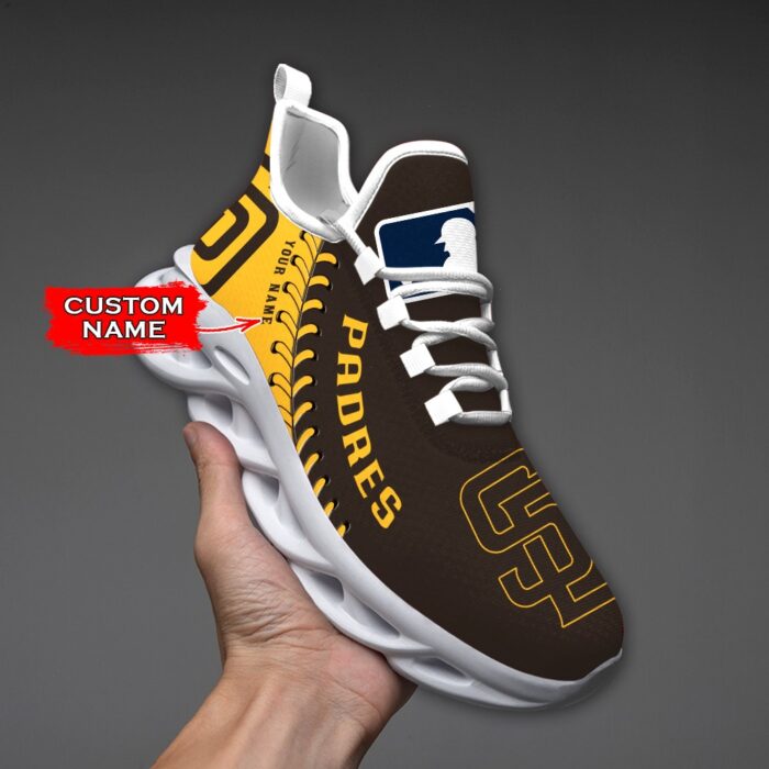 USA MLB San Diego Padres Max Soul Sneaker Custom Name Ver 1