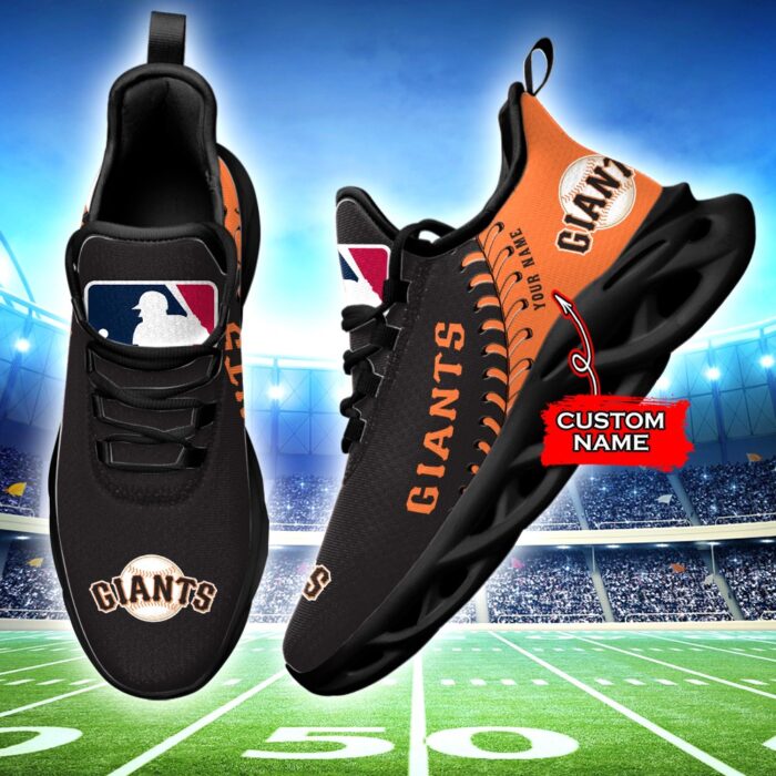 USA MLB San Francisco Giants Max Soul Sneaker Custom Name Ver 1