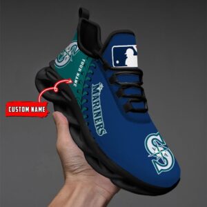 USA MLB Seattle Mariners Max Soul Sneaker Custom Name 87K2023