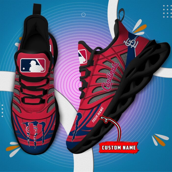 USA MLB St Louis Cardinals Max Soul Sneaker Custom Name 88K2023