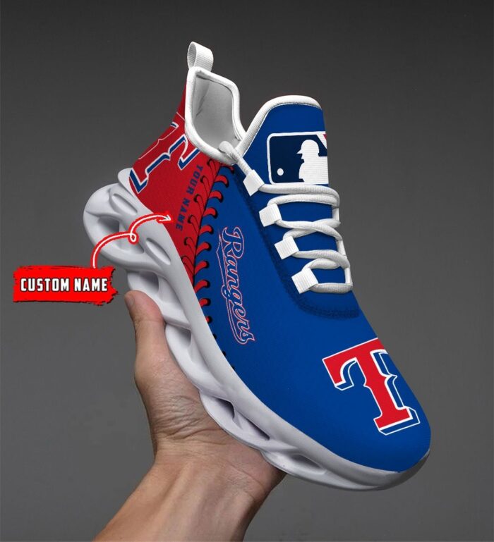 USA MLB Texas Rangers Max Soul Sneaker Custom Name 87K2023