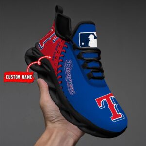 USA MLB Texas Rangers Max Soul Sneaker Custom Name 87K2023