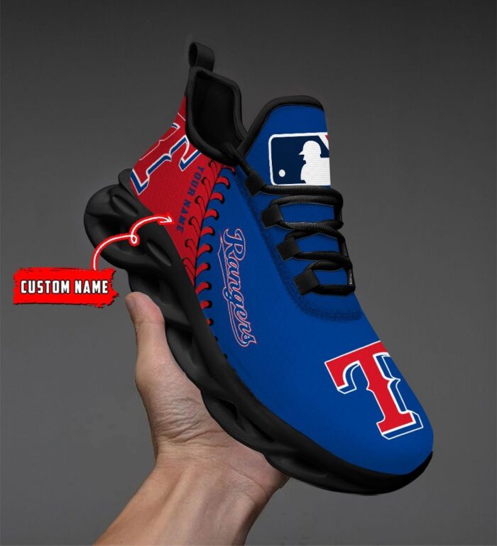 USA MLB Texas Rangers Max Soul Sneaker Custom Name 87K2023