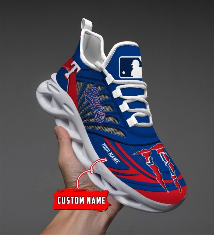 USA MLB Texas Rangers Max Soul Sneaker Custom Name 88K2023