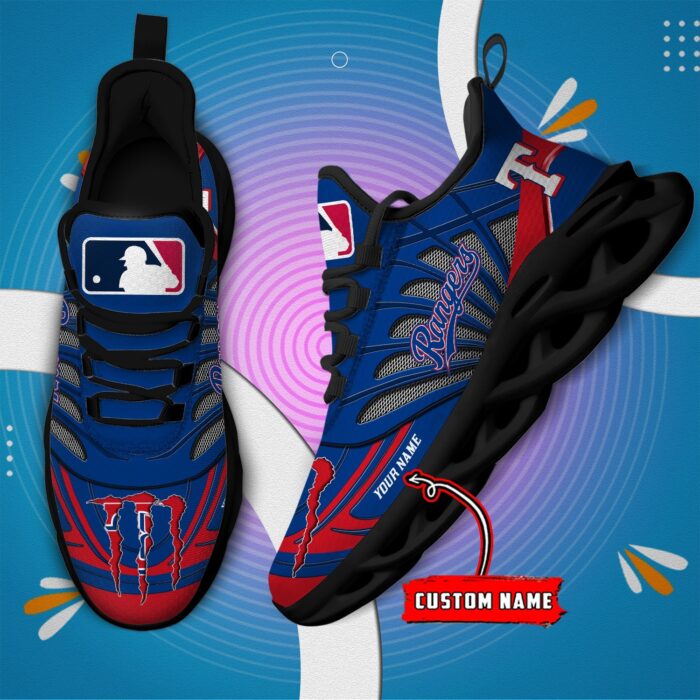 USA MLB Texas Rangers Max Soul Sneaker Custom Name 88K2023