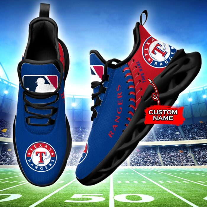 USA MLB Texas Rangers Max Soul Sneaker Custom Name Ver 1