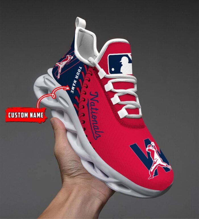 USA MLB Washington Nationals Max Soul Sneaker Custom Name 87K2023