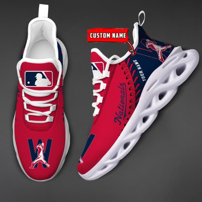 USA MLB Washington Nationals Max Soul Sneaker Custom Name 87K2023