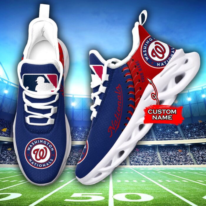 USA MLB Washington Nationals Max Soul Sneaker Custom Name Ver 1