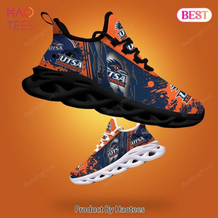 UTSA Roadrunners NCAA Orange Mix Blue Max Soul Shoes