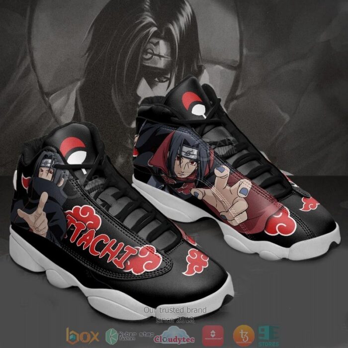 Uchiha Itachi Naruto Anime Air Jordan 13 Sneaker Shoes