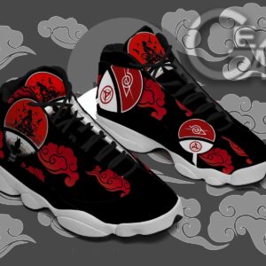 Uchiha Itachi Sneakers Custom Akt Anime Symbol Air Jordan 13 Shoes