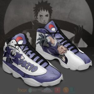 Uchiha Obito Air Jordan Naruto Custom Anime Air Jordan 13 Shoes