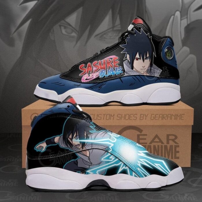 Uchiha Sasuke Naruto Anime Air Jordan 13 Shoes