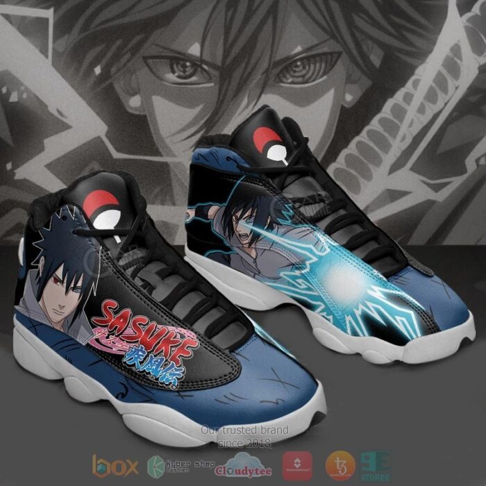 Uchiha Sasuke Naruto Anime Air Jordan 13 Shoes 2