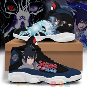 Uchiha Sasuke Naruto Anime Air Jordan 13 Sneaker Shoes