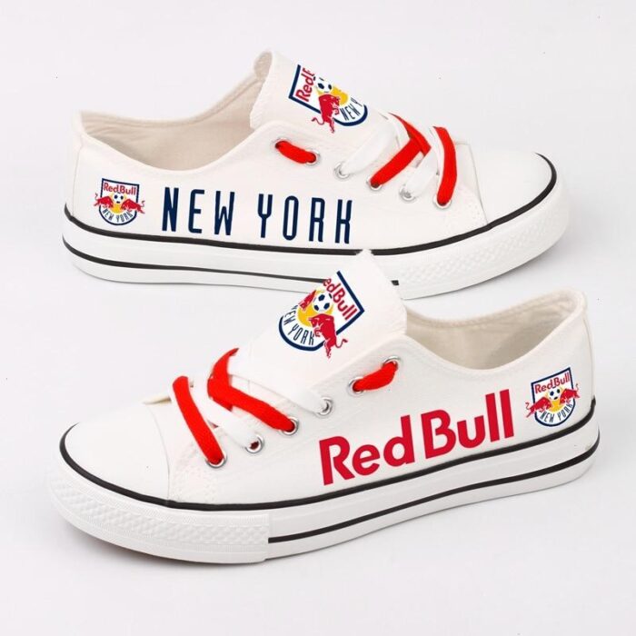 Unique Design New York Red Bulls Shoes Low Top Canvas Shoes