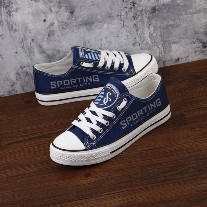 Unique Design Sporting Kansas City Shoes Low Top Canvas Shoes