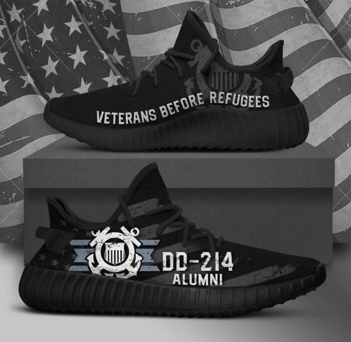 United States Coast Guard Veterans Before Refugees Yeezy Boost Shoes Sport Sneakers Yeezy Shoes