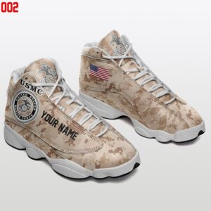 United States Marine Corps Usmc Custom Name Air Jordan 13 Shoes