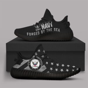 United States Us Navy Black Runing Yeezy Shoes Sport Sneakers