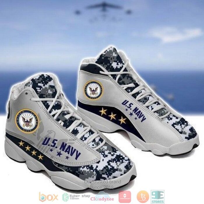 Us Navy Camo 32 Gift Air Jordan 13 Sneaker Shoes