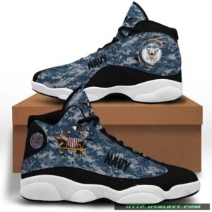 Us Navy Camouflage Air Jordan 13 Shoes