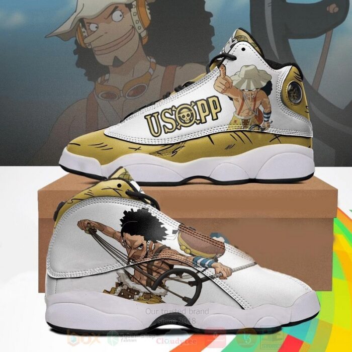 Usopp One Piece Anime Air Jordan 13 Shoes