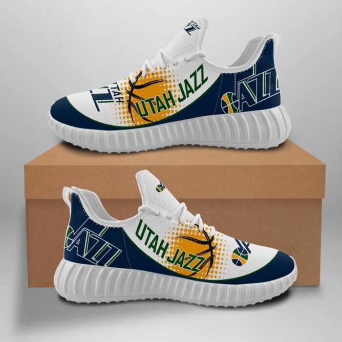 Utah Jazz New Basketball Custom Shoes Sport Sneakers Utah Jazz Yeezy Boost