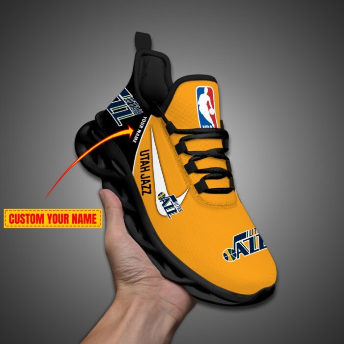 Utah Jazz Personalized NBA Max Soul Shoes