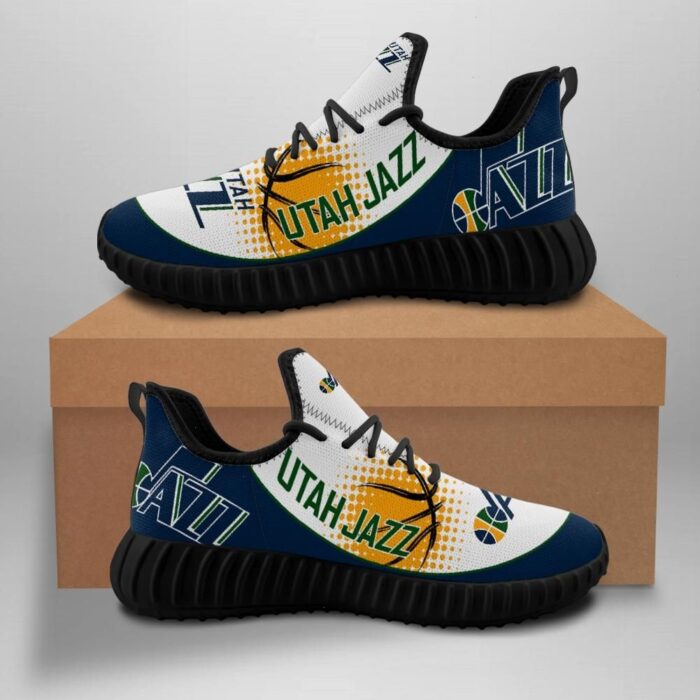 Utah Jazz Unisex Sneakers New Sneakers Basketball Custom Shoes Utah Jazz Yeezy Boost Yeezy Shoes