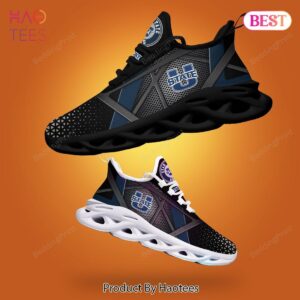 Utah State Aggies NCAA Black Blue Color Max Soul Shoes