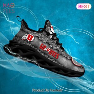 Utah Utes NCAA Black Color Max Soul Shoes