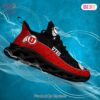 Utah Utes NCAA Black Red Color Max Soul Shoes