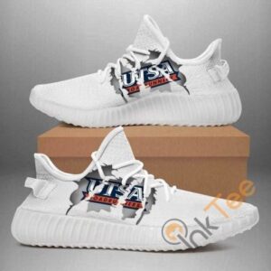 Utsa Roadrunners Custom Shoes Personalized Name Yeezy Sneakers