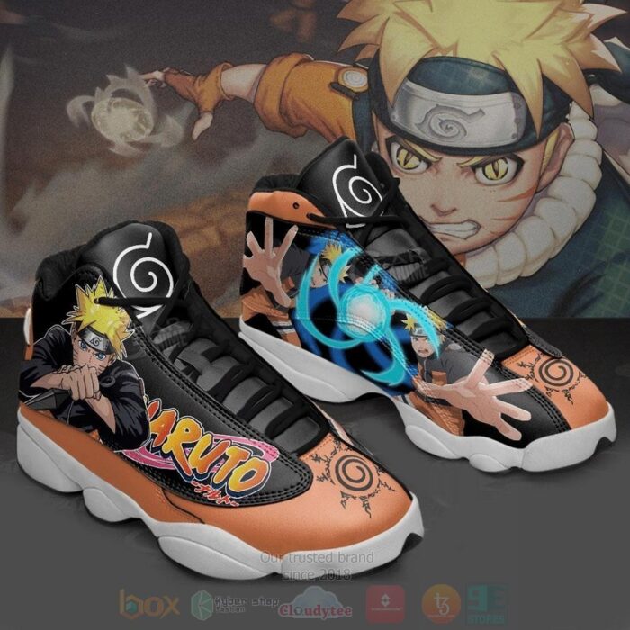 Uzumaki Naruto Anime Air Jordan 13 Shoes