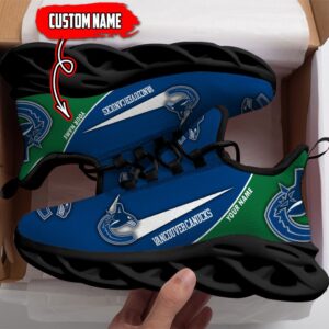 Vancouver Canucks Custom Name NHL New Max Soul Shoes