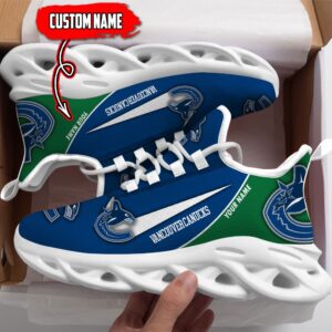 Vancouver Canucks Custom Name NHL New Max Soul Shoes