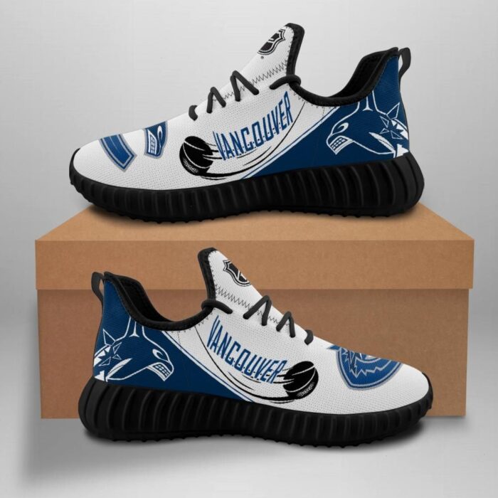 Vancouver Canucks New Hockey Custom Shoes Sport Sneakers Vancouver Canucks Yeezy Boost Yeezy Shoes