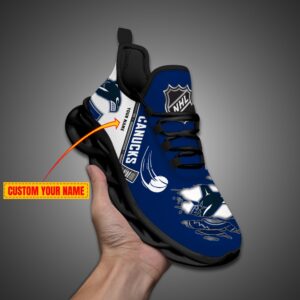 Vancouver Canucks Personalized NHL Max Soul Shoes Ver 2