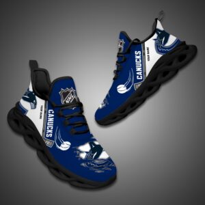 Vancouver Canucks Personalized NHL Max Soul Shoes Ver 2