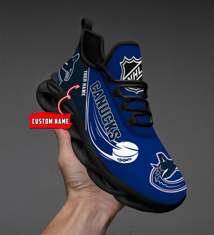 Vancouver Canucks Personalized NHL New Max Soul Shoes