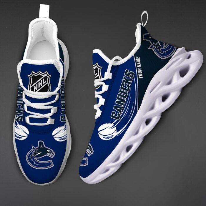 Vancouver Canucks Personalized NHL New Max Soul Shoes