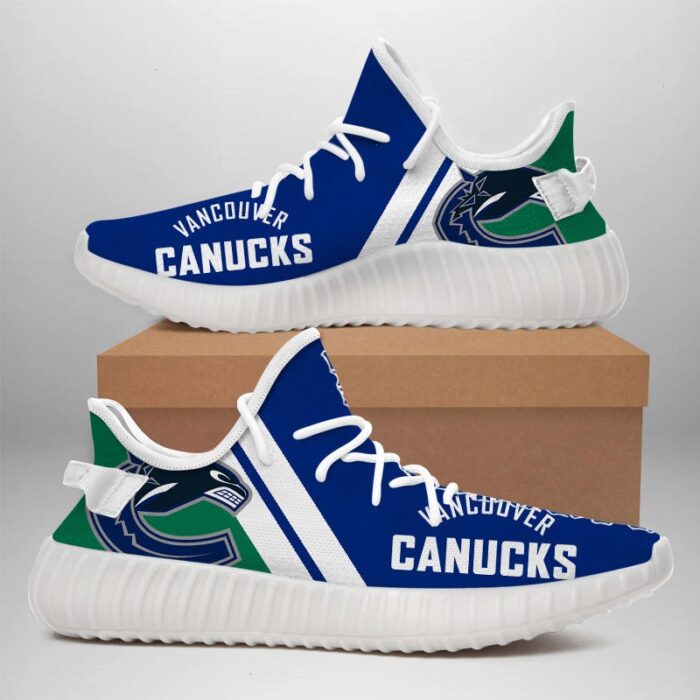 Vancouver Canucks Sneakers Big Logo Yeezy Shoes