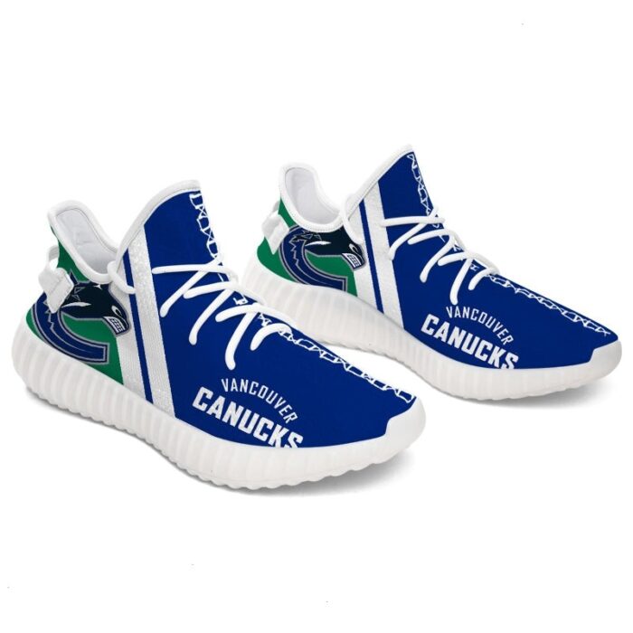 Vancouver Canucks Sneakers Big Logo Yeezy Shoes