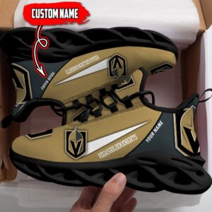 Vegas Golden Knights Custom Name NHL New Max Soul Shoes