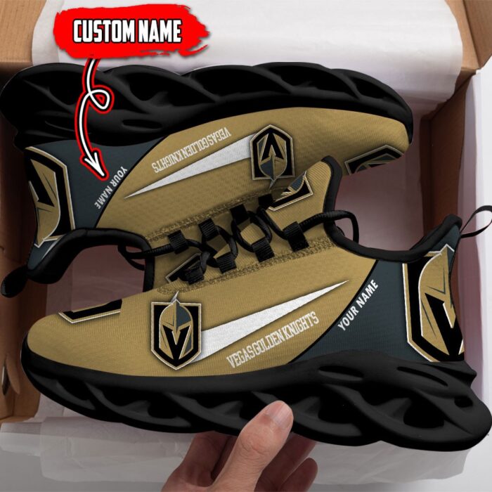 Vegas Golden Knights Custom Name NHL New Max Soul Shoes