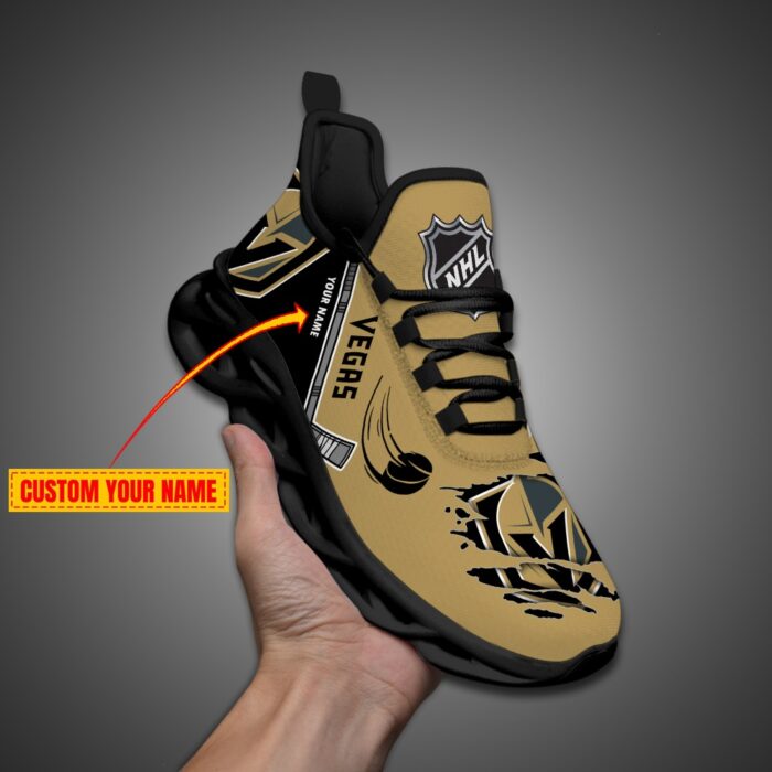 Vegas Golden Knights Personalized NHL Max Soul Shoes Ver 2