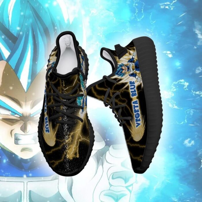 Vegeta Blue Yeezy Shoes Dragon Ball Z Art 55